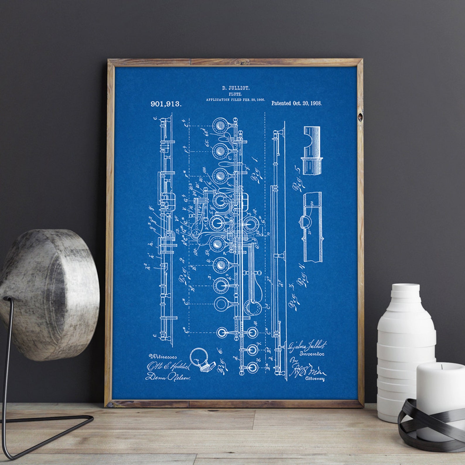 Flute Poster Flute Wall Decor Flute Wall Art Music Room Etsy