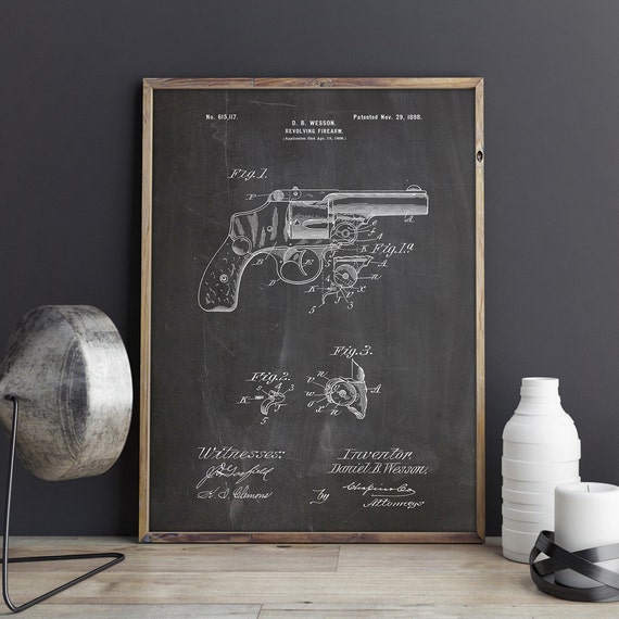 gun printable revolver pistol