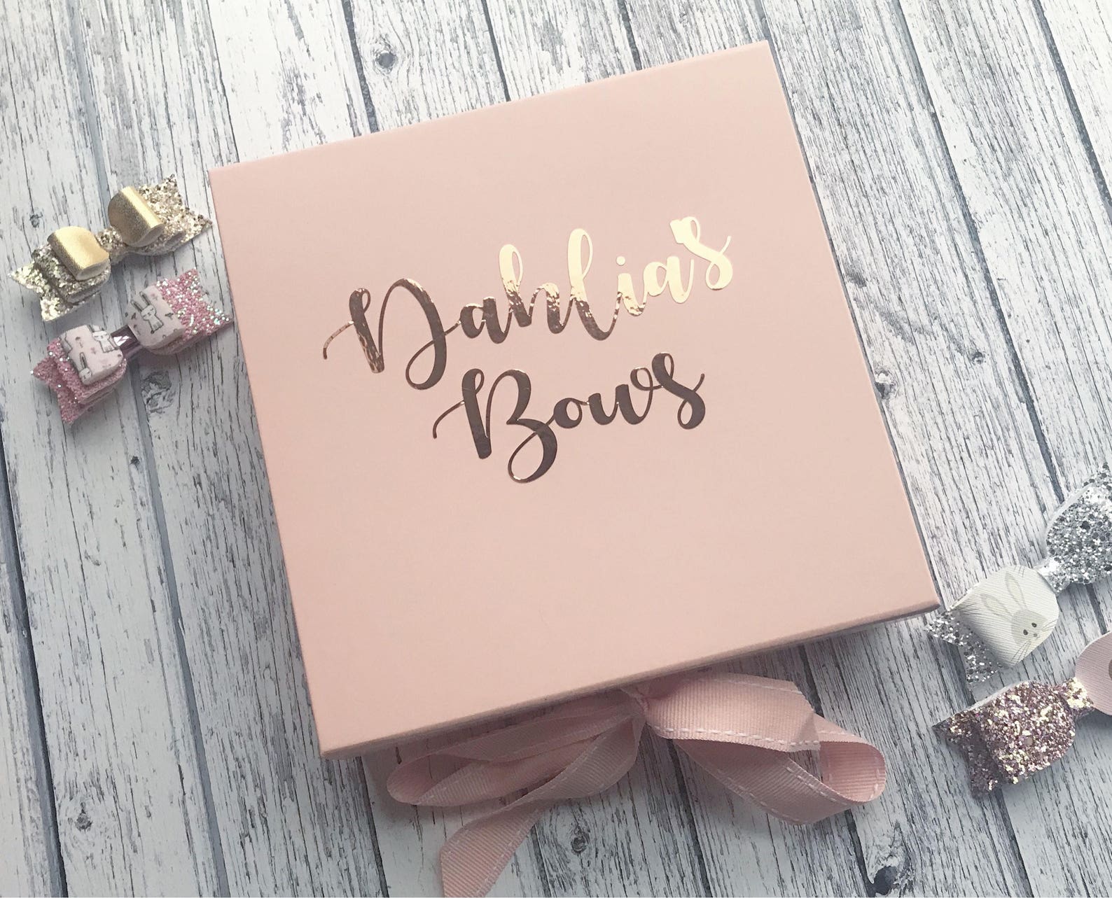 Personalised Hair Bow Box Storage Box Keepsake Box Nursery Etsy UK