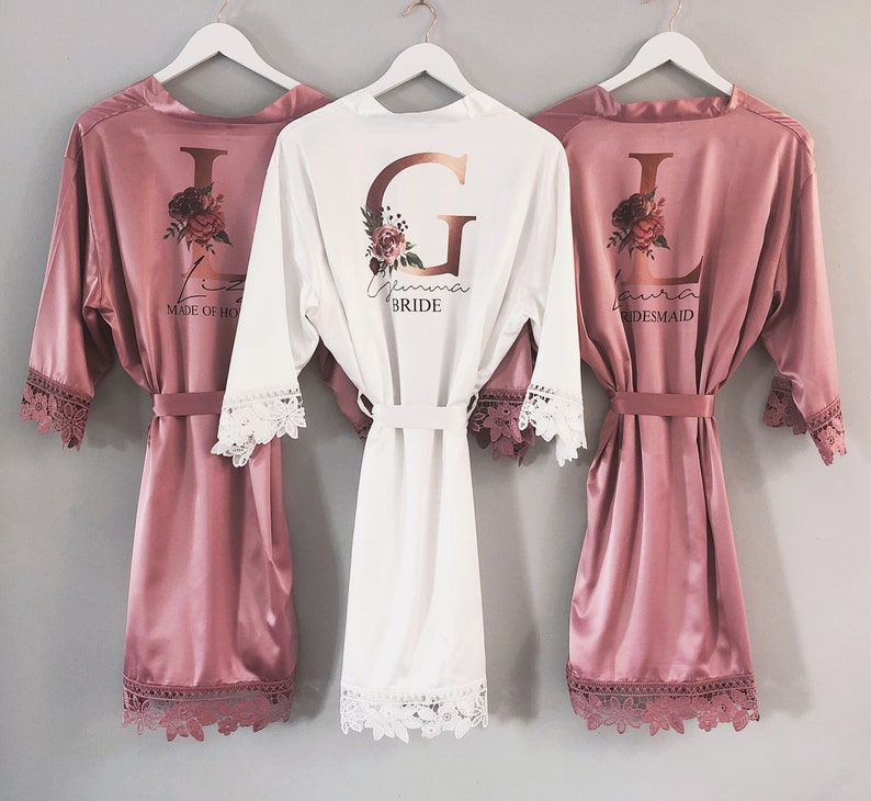 matching robe and gown