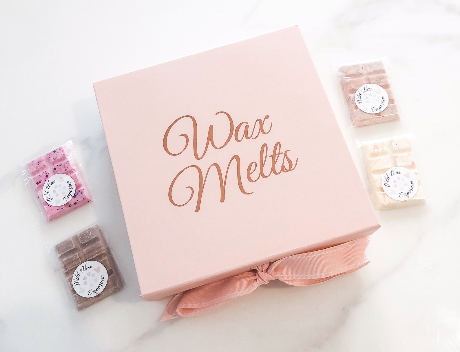 Wax Melts Storage Box Wax Melt Rose Gold Storage Wax Melts Etsy UK