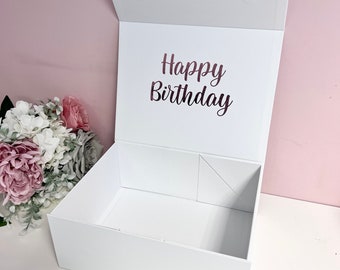 Personalised Happy Birthday Box, Gift Box, Special Birthday Box, Sweet 16 Box, Custom 21st Birthday Gift Box, Personalised Gift Box