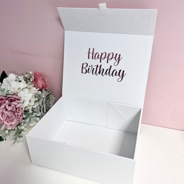 Coffret personnalisé joyeux anniversaire, Coffret cadeau, Coffret spécial anniversaire, Coffret bonbons 16 ans, Coffret cadeau personnalisé 21e anniversaire, Coffret cadeau personnalisé