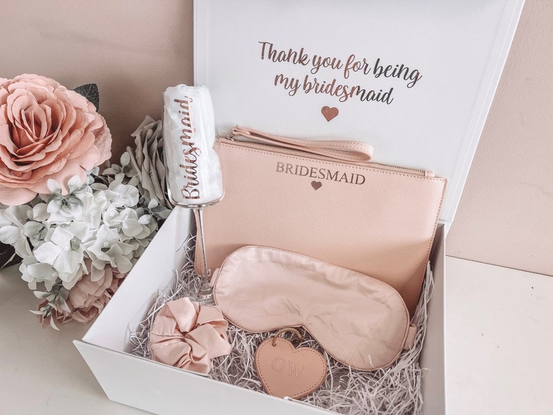 Bridesmaid Gift Box Pre Filled Bridal Party Gift Set Etsy UK