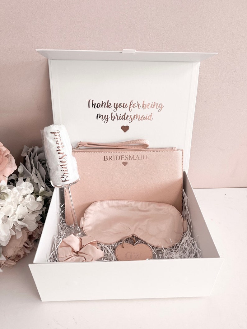 Bridesmaid Gift Box Pre Filled Bridal Party Gift Set Etsy UK