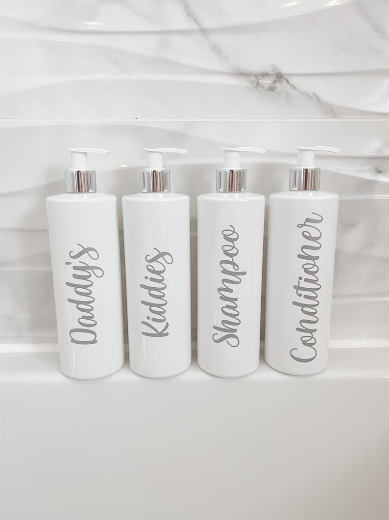 Shampoo conditioner bottle reusable bottles soap dispenser Etsy
