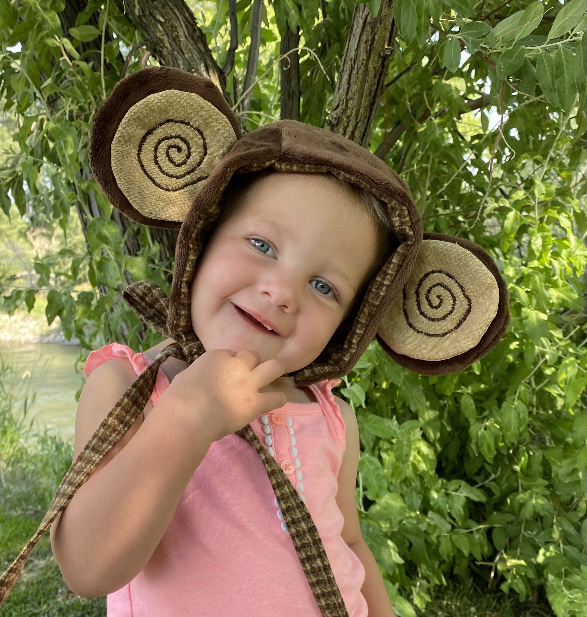 Monkey baby hat/monkey hat and tail/purple monkey hat/monkey baby costume/monkey hat/flying monkey hat/monkey toddler hat/ape hat/costume
