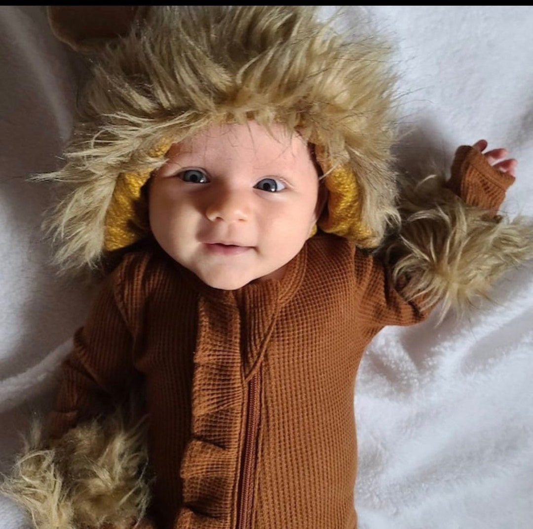 Lion Hat / Baby Lion Set / Baby Lion Costume / Lion Baby Set / Etsy