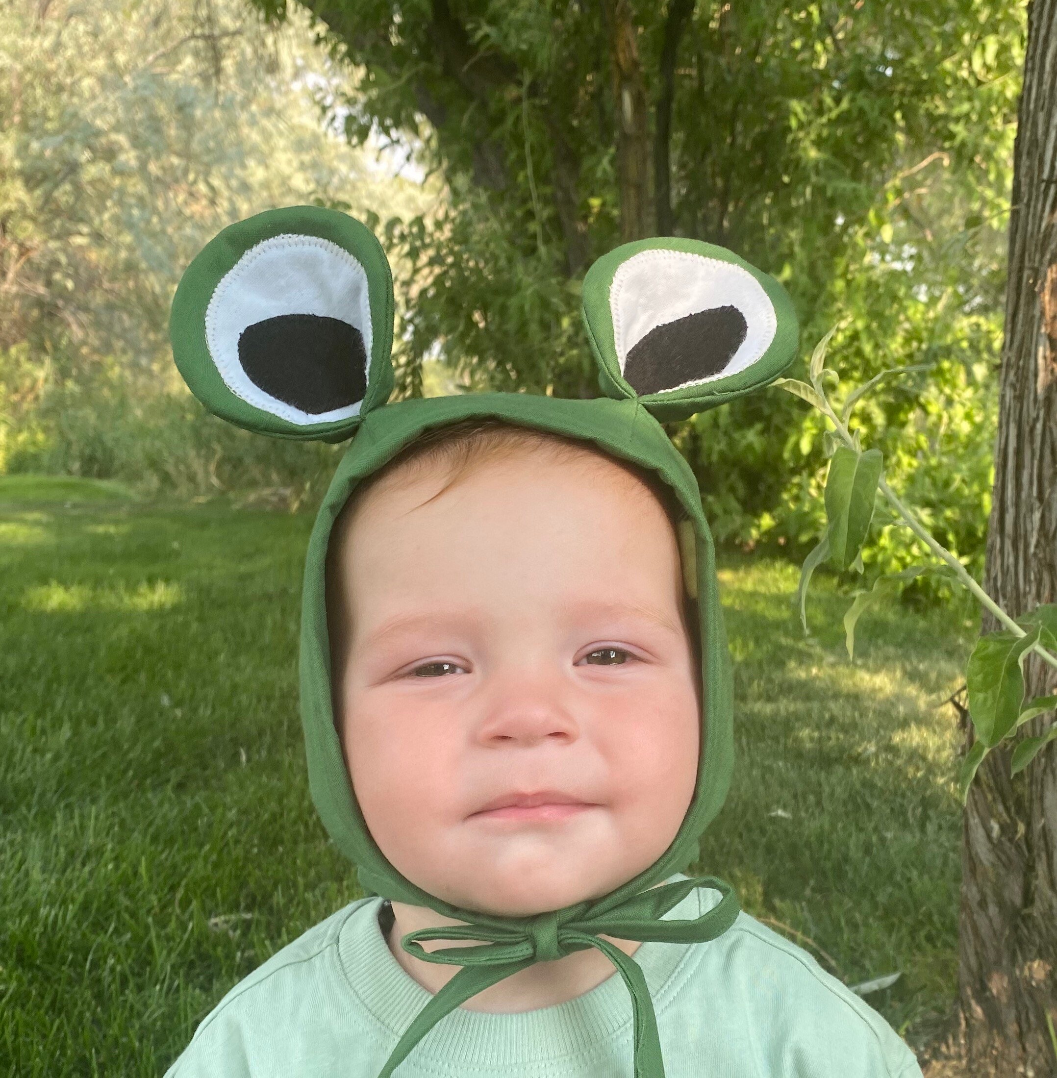 Frog Baby Hat/frog Hat/green Frog Hat/baby Frog Hat/frog Etsy
