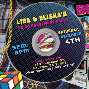 90&#39;s CD Invite
