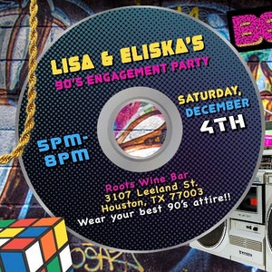 90's CD Invite