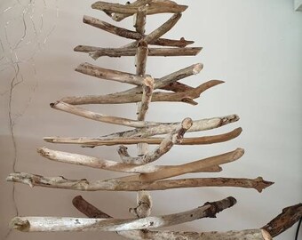 Sapin De Noël Bois Flotté Patinéart Décobois Etsy