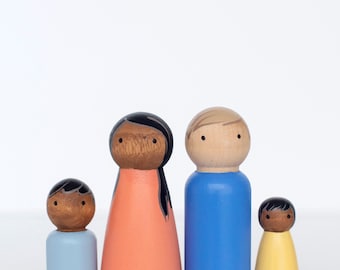 Pantone Peg Doll Family