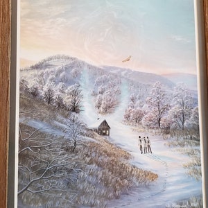Eli Thomas COA Lithograph limited edition &quot; Mountain Spirit &quot; 480/990