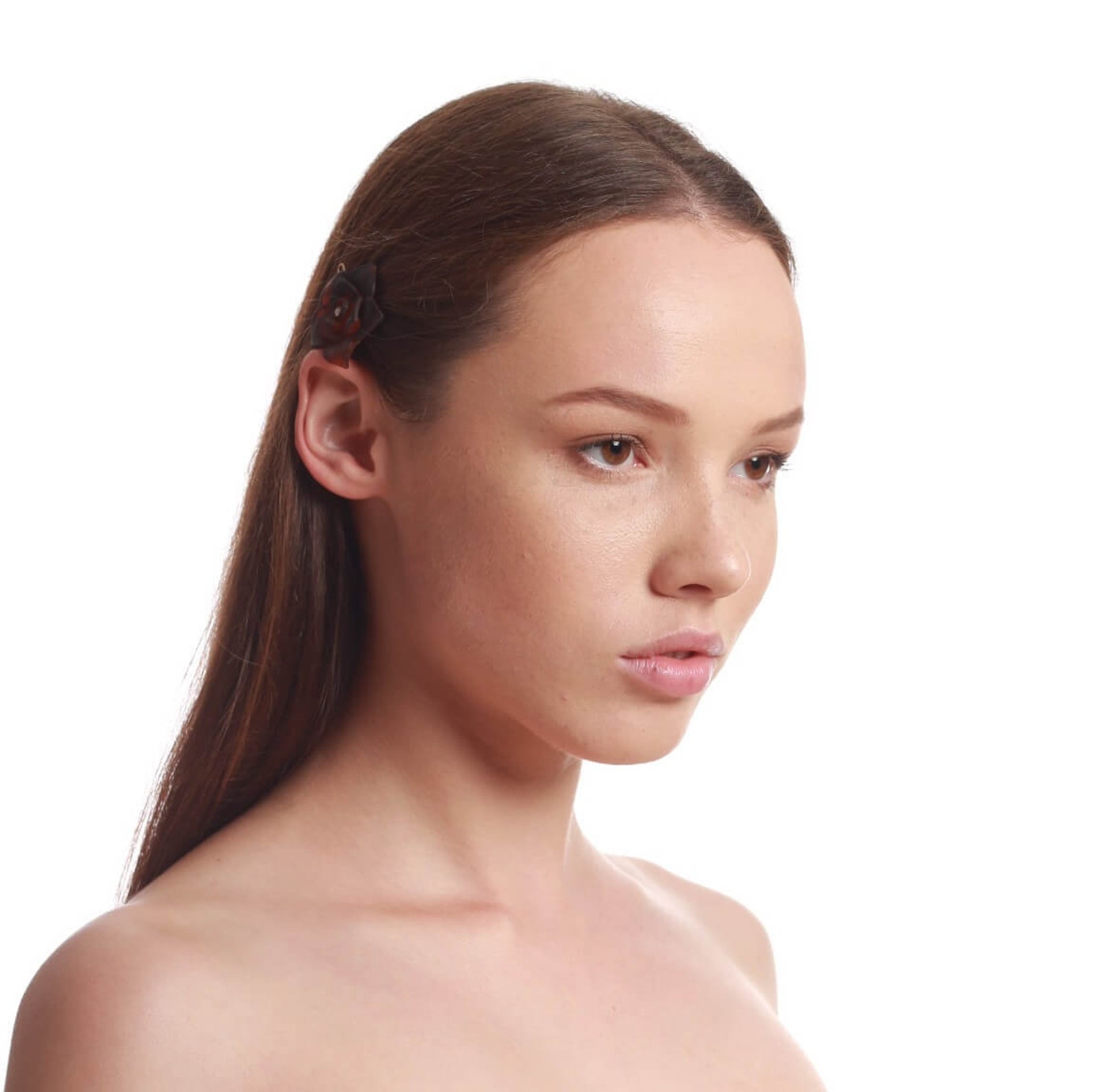 Lovely Girls Mini Plastic Flowers With Pearl Rhinestone Center Etsy