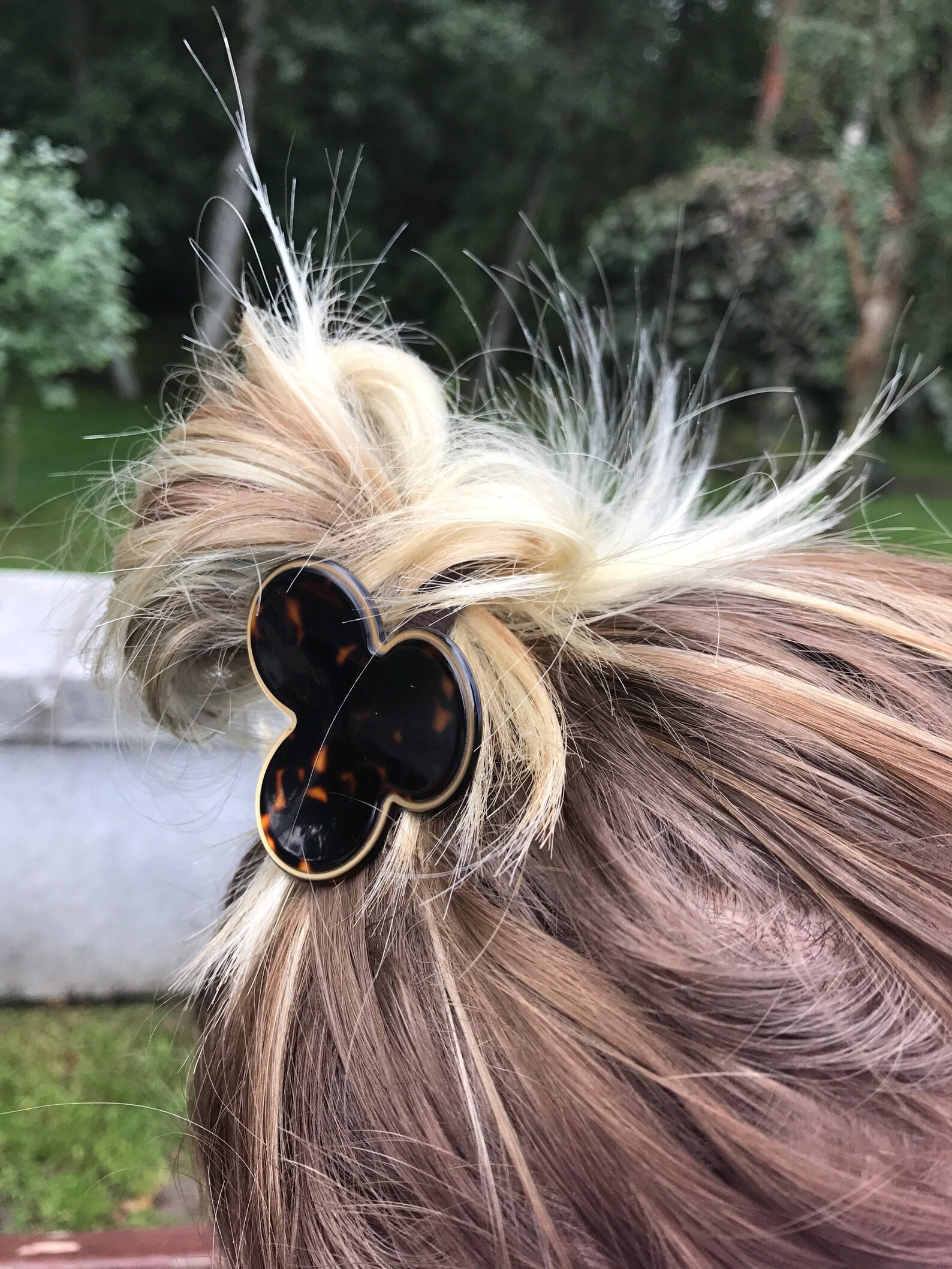 Flower Hair Elastic Amber Designe Elastic Cozy Hair Elastic Etsy