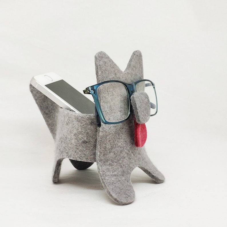 Dog Eyeglass Holder Stand Nightstand Organizer With a Valet Etsy