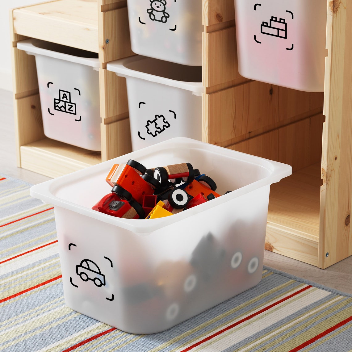 Identification for Ikea Trofast Toy Bin Storage Label for Etsy Canada