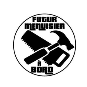 Carpenter on Board Car Sticker | Baby on Board |