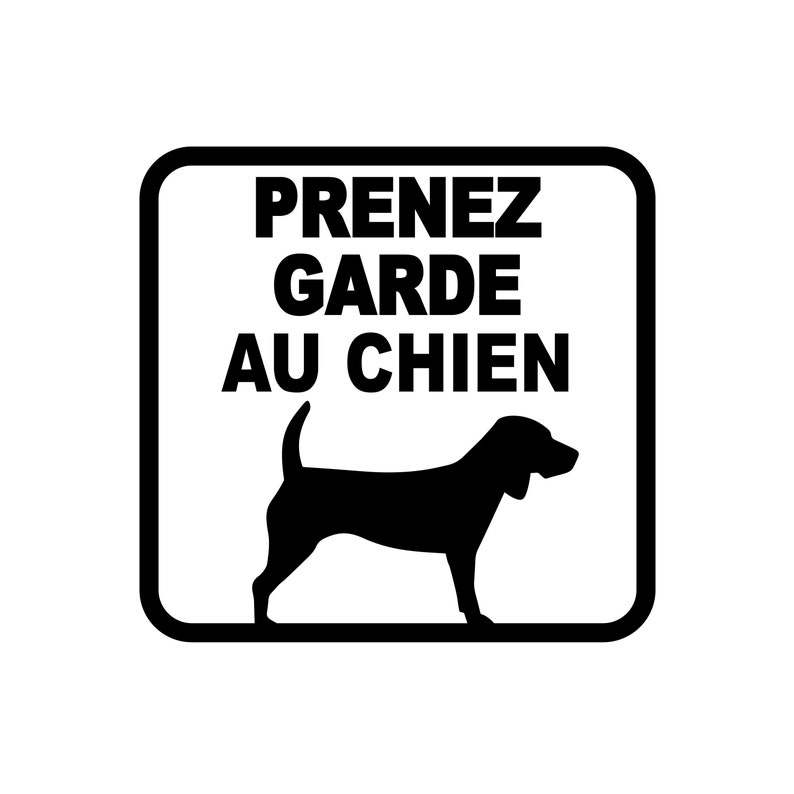 Beware of dogs beware of dog pugs dachshunds Au chien