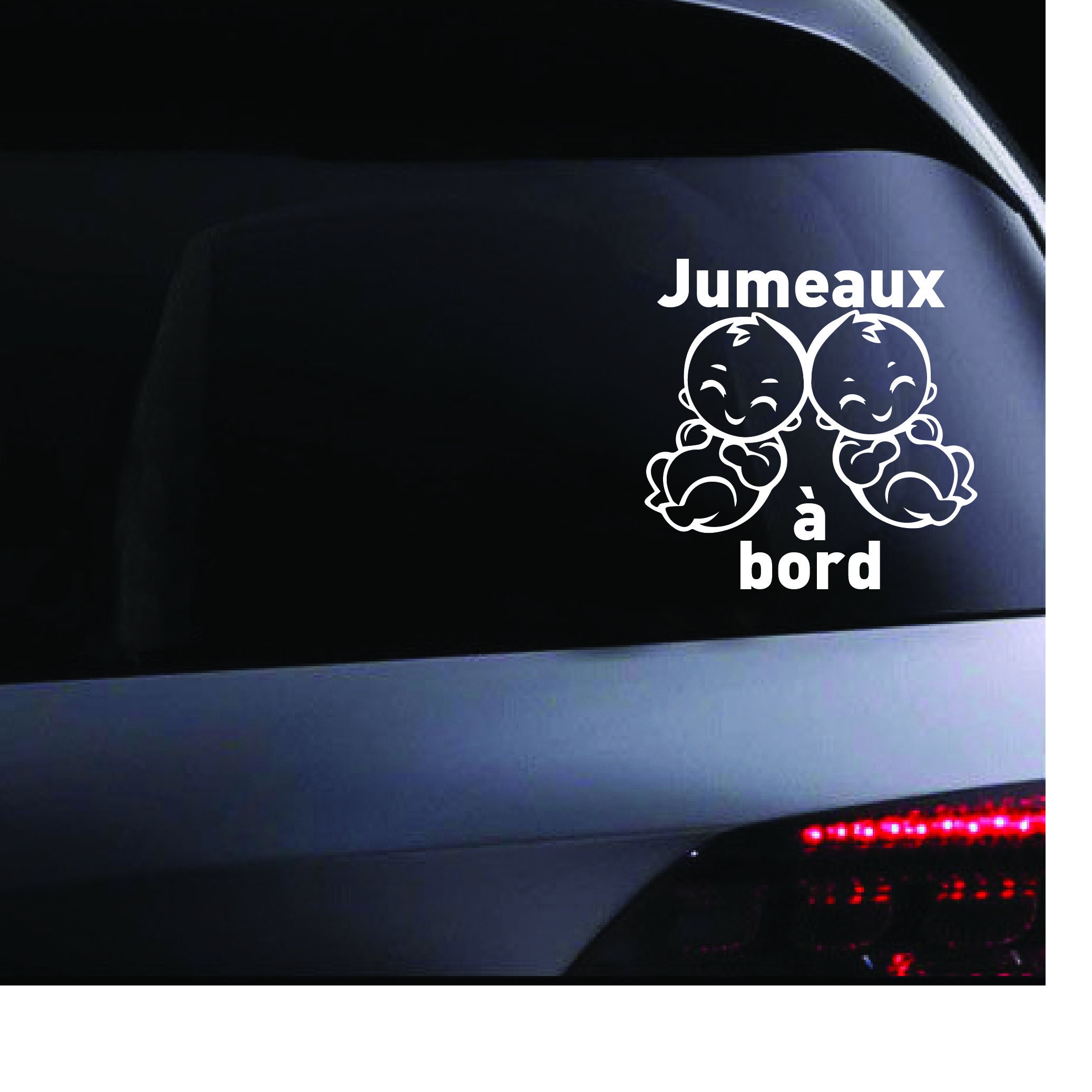 Pegatina de bebé para gemelos a bordo | gemelos a bordo | trillizos a bordo  - Etsy México, image size:2072x2072