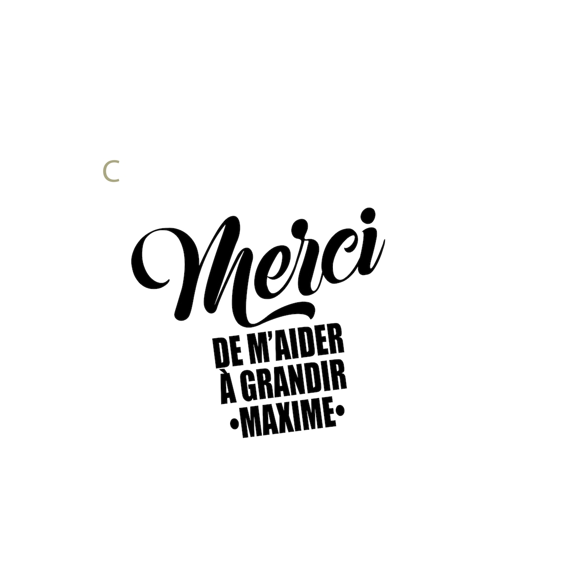 Éducatrice professeur merci de m
