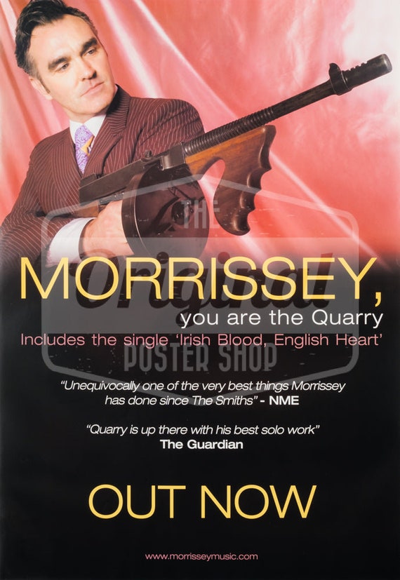 Morrissey Posters You Are the Quarry Original Album Poster Etsy