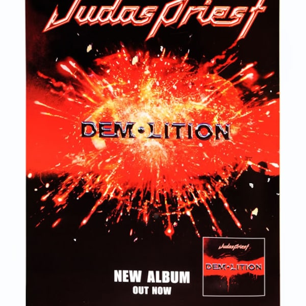 Judas Priest poster - Demolition