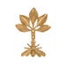 Gold, Pewter Bee Wall Hook, Curtain Tieback or Dog Lead / Leash Holder