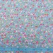 Blue, Vintage, Floral Rose, Waterproof Ripstop Fabric - Sold by the Metre 155cm Wide
