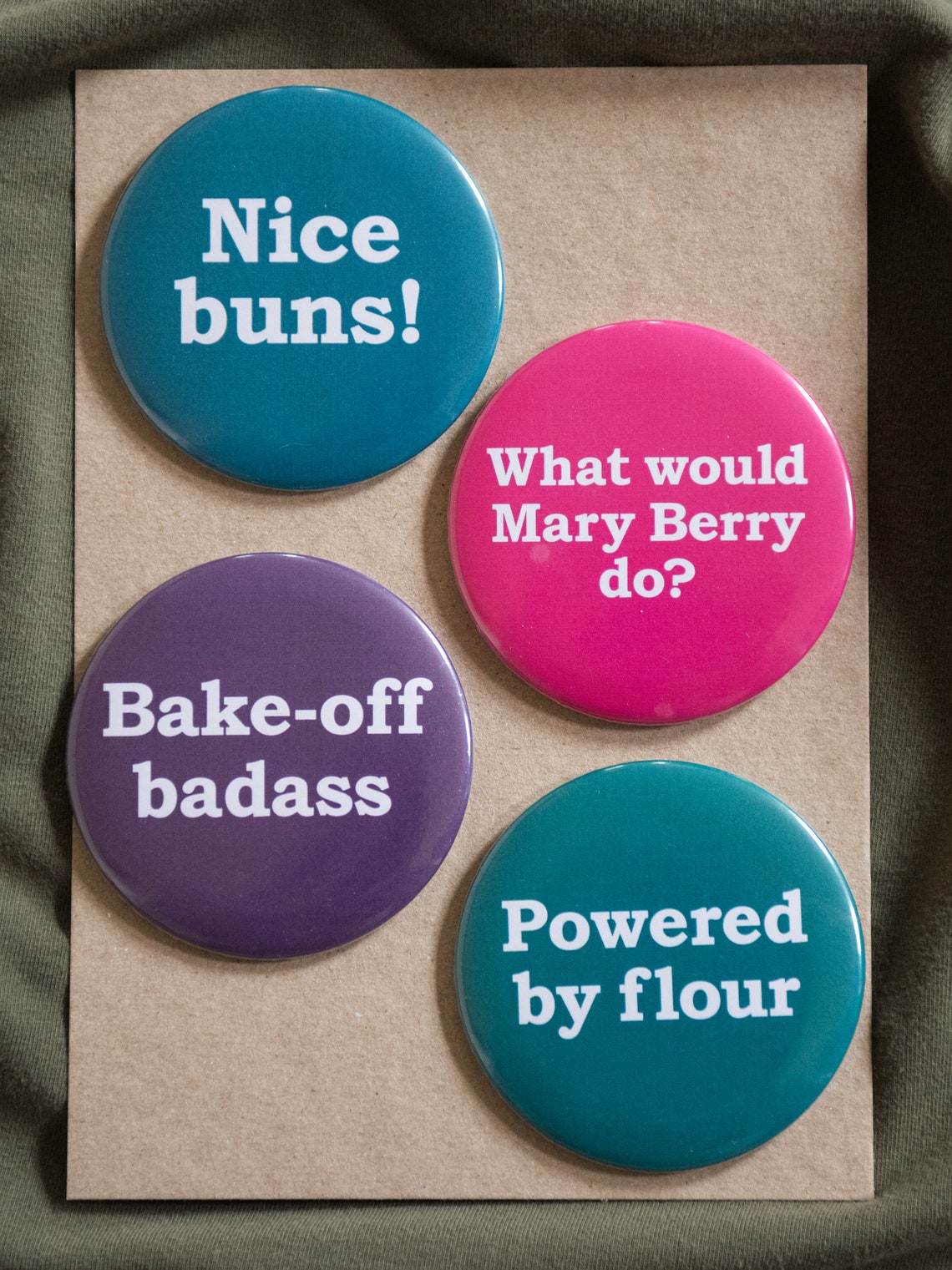 Set of Four Extra Large Fridge for Bakers Bake off Etsy UK