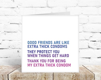 FRIEND BIRTHDAY CARD (2) funny banter greeting card for special Fabulous female Friend - Recycled card