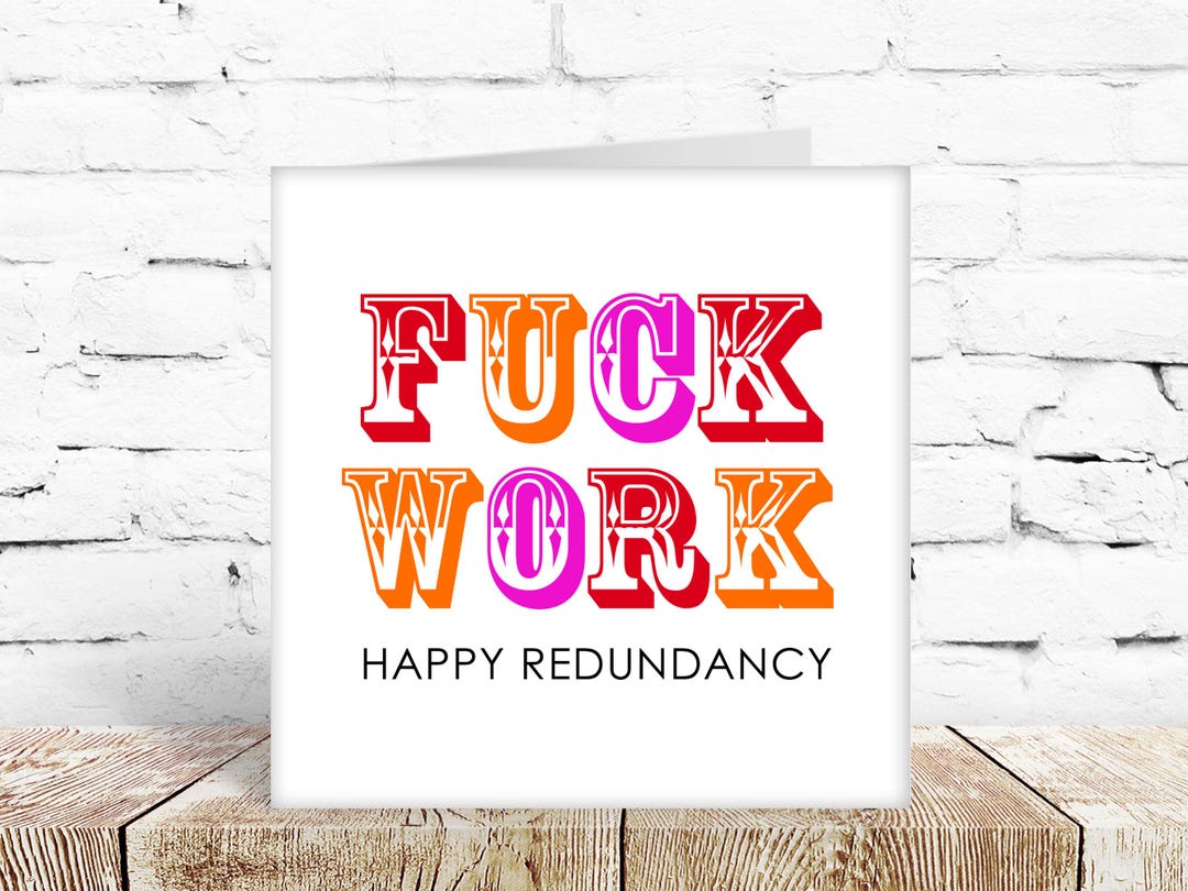 Redundancy Card for Friend Colleague Laid off Condolences Sympathy New ...