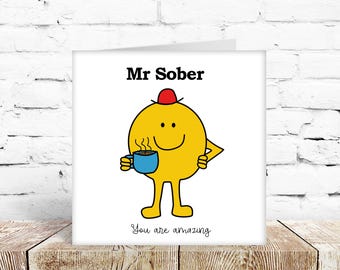 Sobriety motivation card encouragement congratulations recovery greetings inspirational proud you twelve steps him alcohol free sober