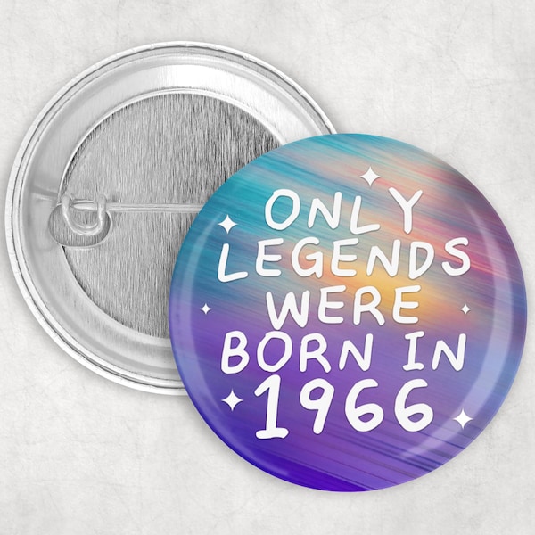 60th birthday Badge gift present sixty friend brother sister mum dad card rude 1966 legend