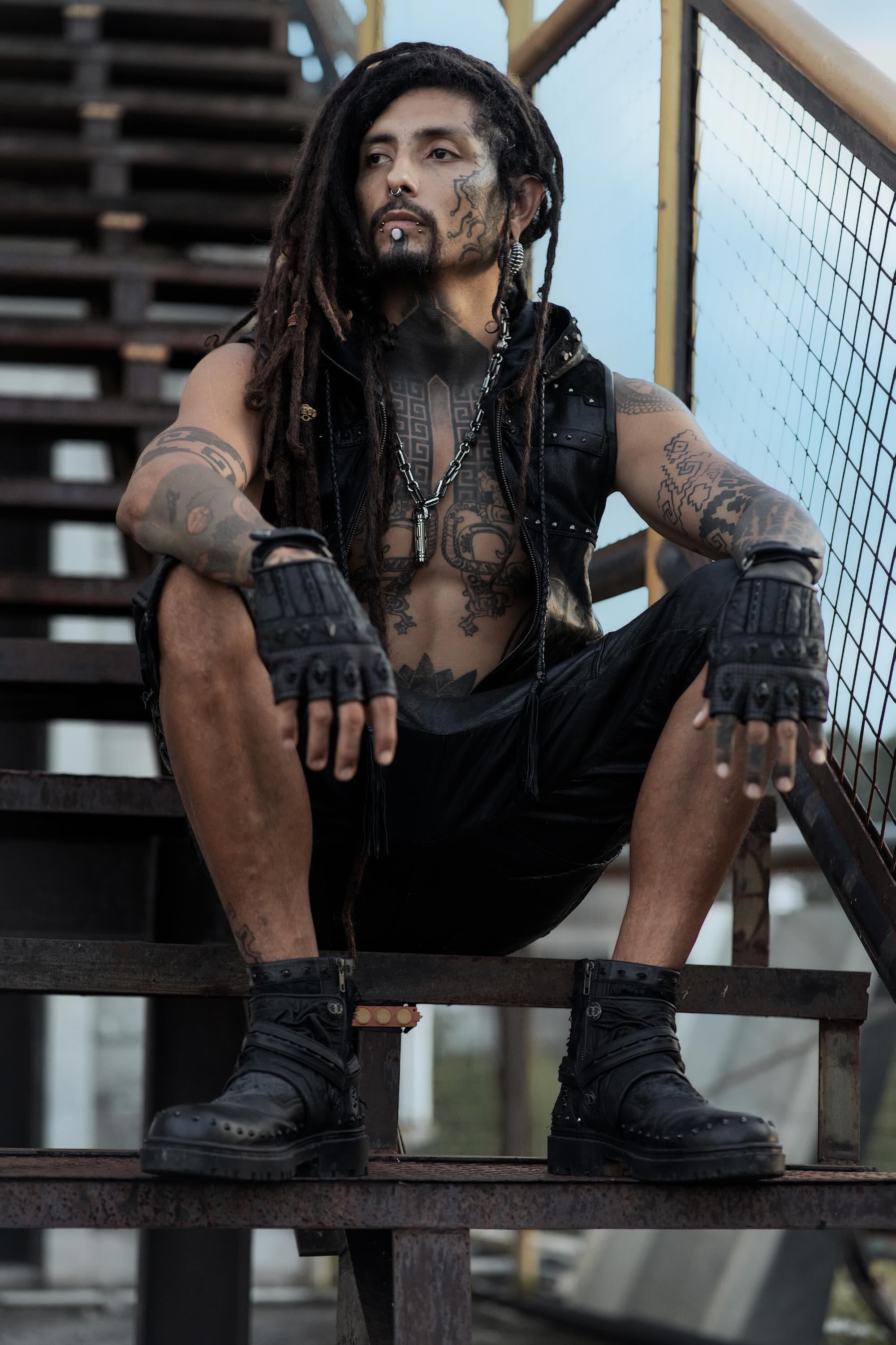 Studded Platform Combat Boots - Mens Womens Winter 