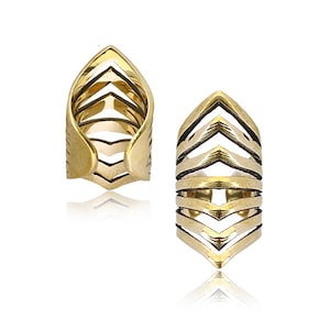 Faux Piercing Oreille Anneau Conque/Conch - Bijoux perle pour cheveux dreadlocks - Boucle tour d'oreille bagues cartilage sans trou
