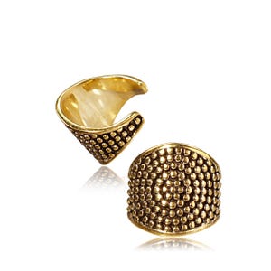 Bague d’Oreille – Bijou Dreadlocks – Perle en Laiton – Cuff Oreille Homme – Accessoire Tribal