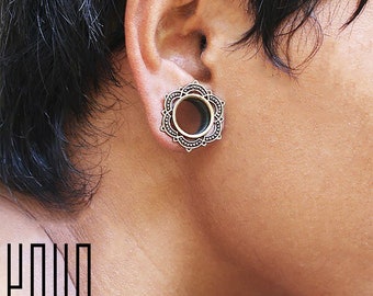 Tunnels Oreille Acier Inoxydable Avec Zirconium - Multiple Tailles