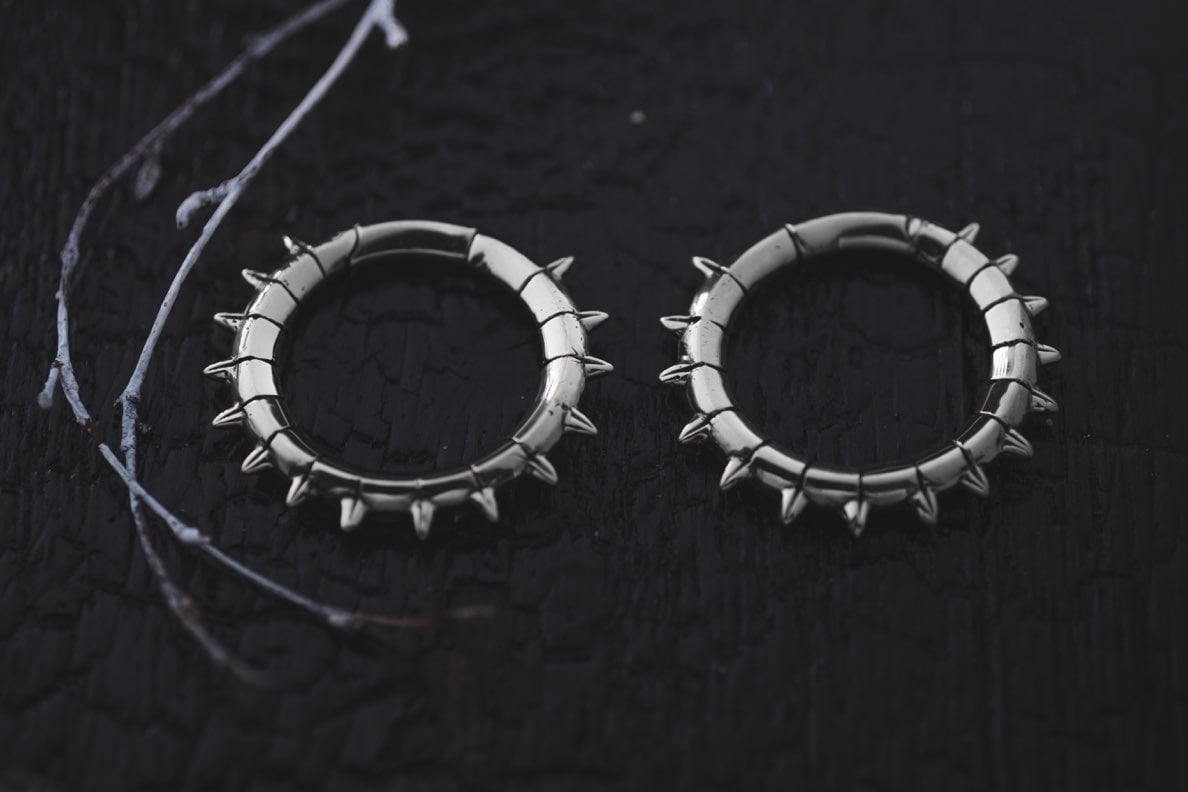 Écarteurs D'Oreille Empilables Vankula - Noir, Or, Argent 5mm-12mm - Bijoux Piercing Hommes Femmes