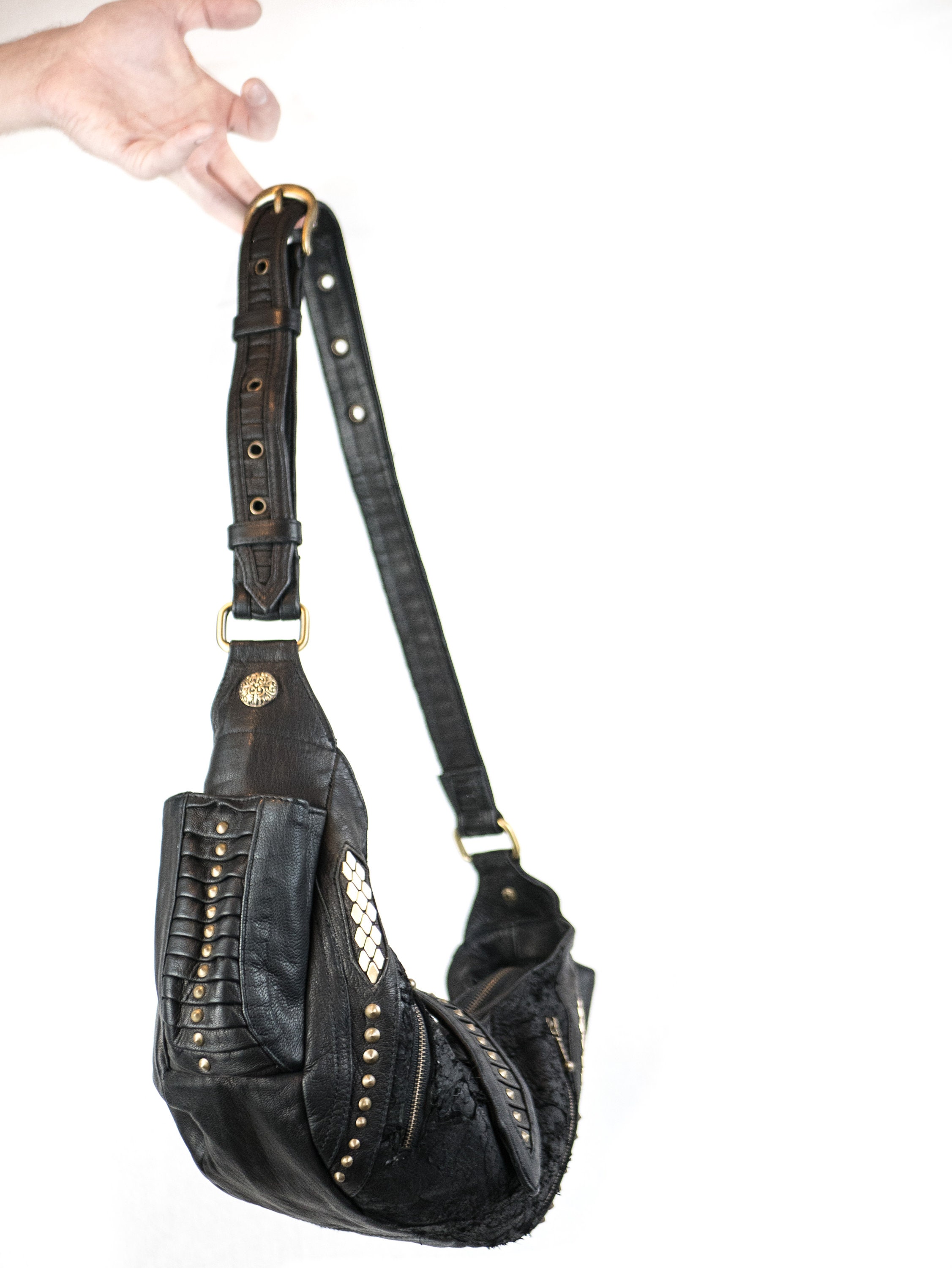 NEW Grunge Bag |leather Hobo Bag | Crossbody Bag | Dark NEW Grunge Bag |leather Hobo Bag | Crossbody Bag | Dark