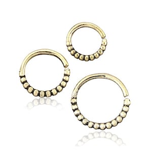 6mm Septum - Tiny helix hoop - Anti tragus - Helix jewelry - Helix piercing - Septum ring - Conch piercing - Tragus 16g - 1.2mm