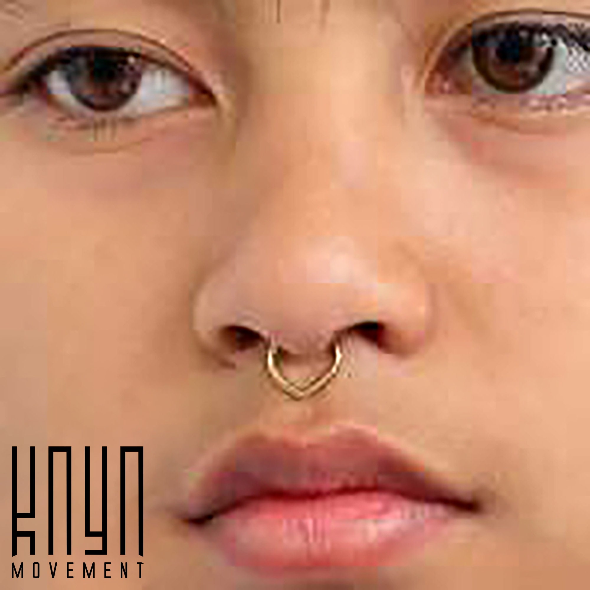 Hinged Septum Ring Teardrop Septum Septum Clicker 16g Etsy