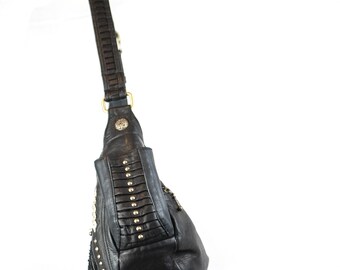 NEW Grunge Bag |leather Hobo Bag | Crossbody Bag | Dark Fashion