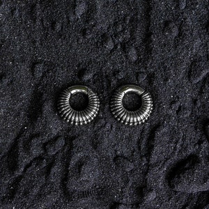 Creolen-Clicker-Ohrringgewicht aus Silber von Biomeca, 6-mm-Spreizstecker für Körperschmuck, Körpermodifikations-Piercings-Expander Bild 6