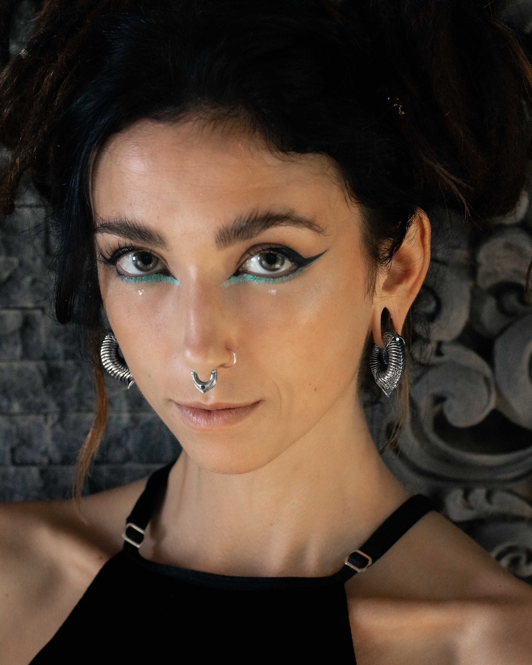 Circle Weights, Heavy Ear Weights, Ear Hangers, Silver Ear Gauges, 0