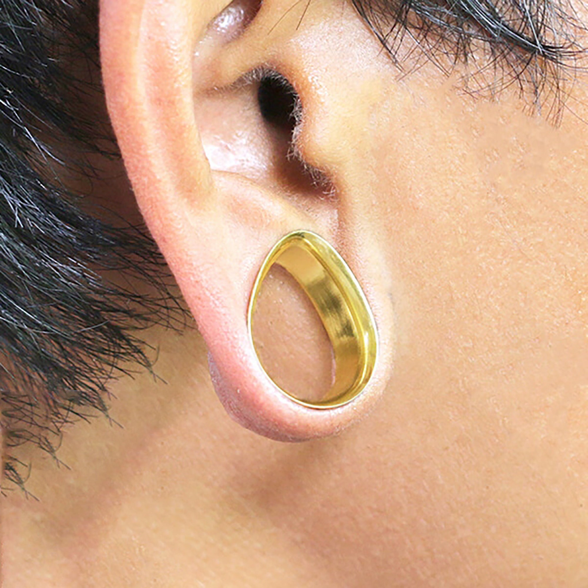 Teardrop Tunnel 3/4 Gauge Tunnels 10mm Plugs 12mm Plugs Etsy