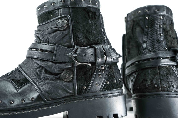 custom goth boots
