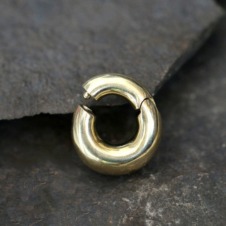 Ear Hangers Gold Ear Weights Heavy Earrings Pirate Etsy