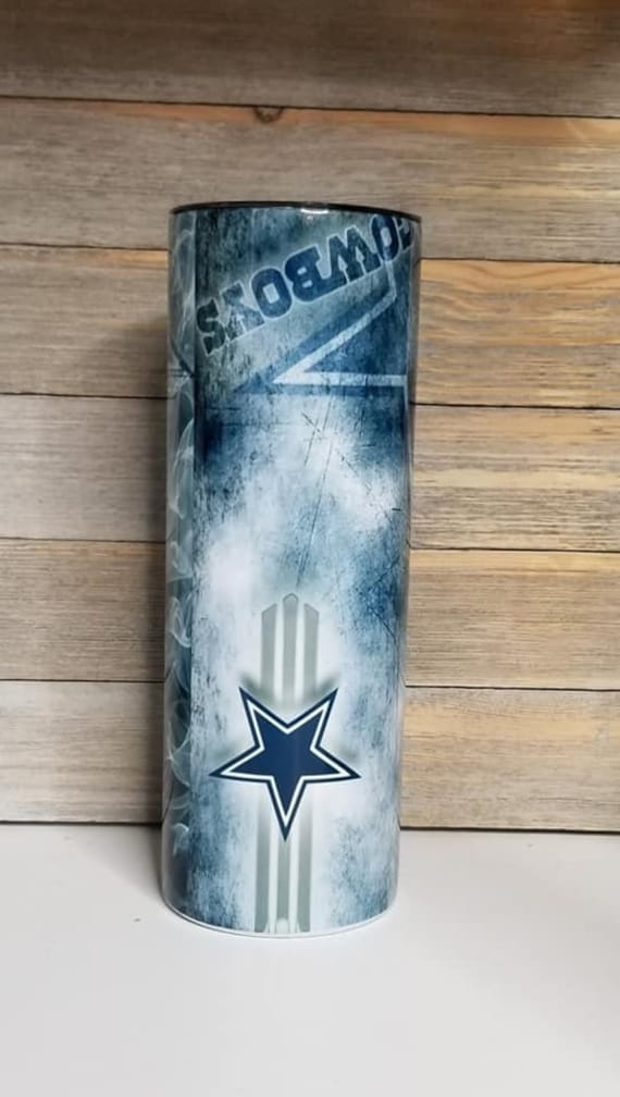 Dallas Cowboys Haters Tumbler 20oz Stainless Steel Skinny Straw Insulated  Cup